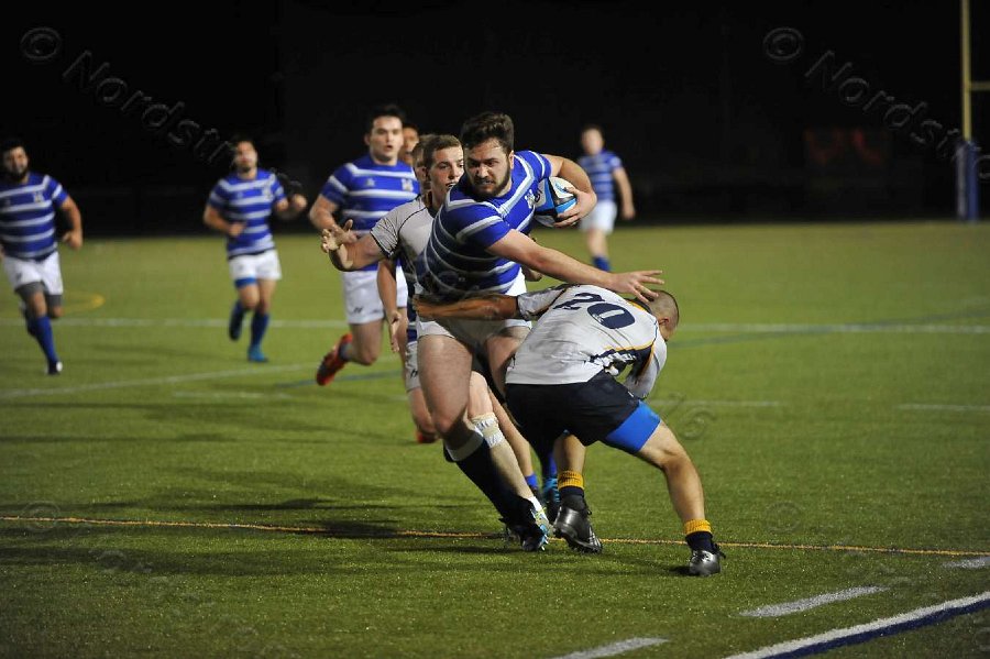 Wheaton Men\'s Rugby vs Mass Maritime.  Photo by Keith Nordstrom